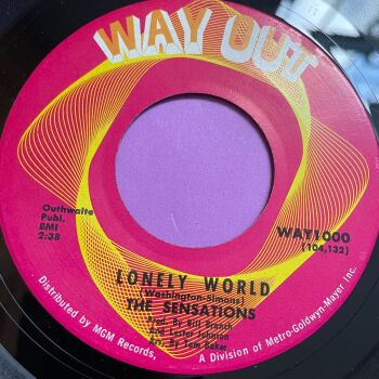 Sensations-Lonely world/ Gotta find myself another girl-Way Out E+