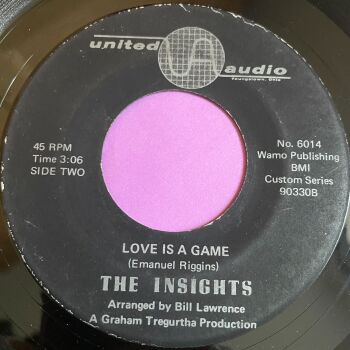 Insights-Love is a game/ That's all-United Audio vg+