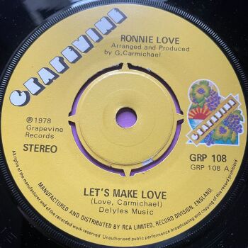 Ronnie Love-Let's make love-Grapevine E+