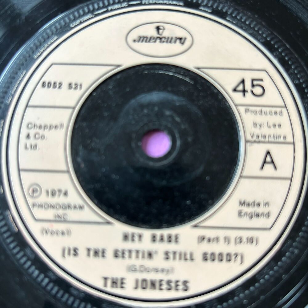 Joneses-Hey babe-UK Mercury vg+