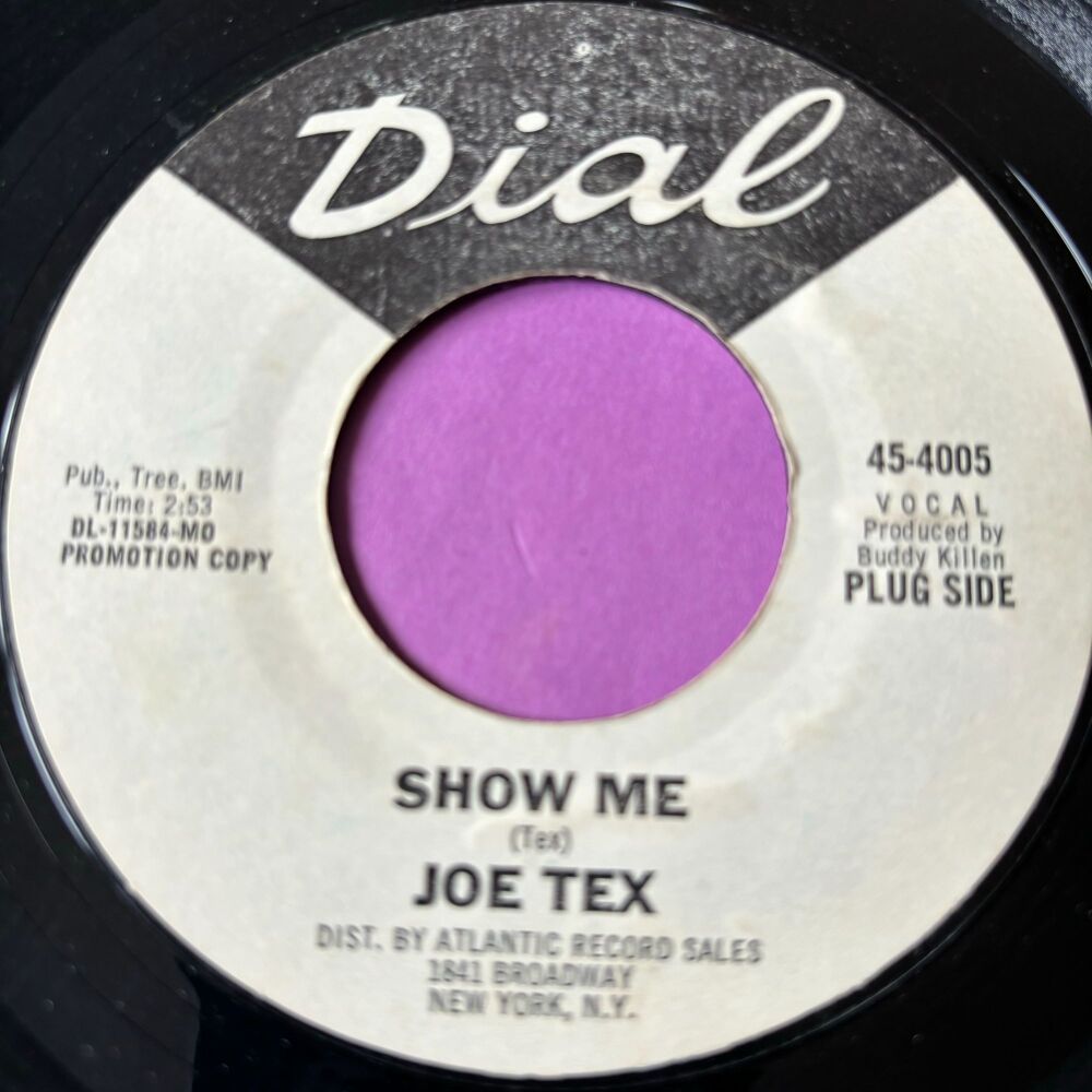 Joe Tex-Show me-Dial WD R E+