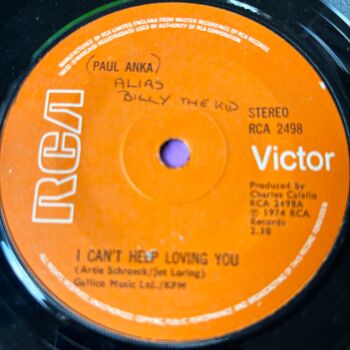 Paul Anka-I can't help loving you-UK RCA wol E