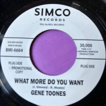 Gene Toones-What more do you want-Simco R M-