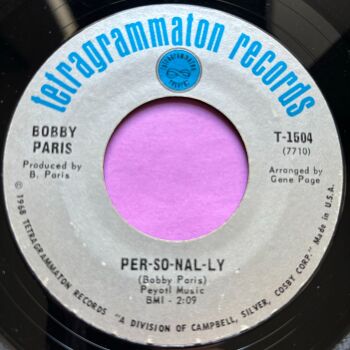 Bobby Paris-Per-so-nal-ly-Tetragrammaton R E+