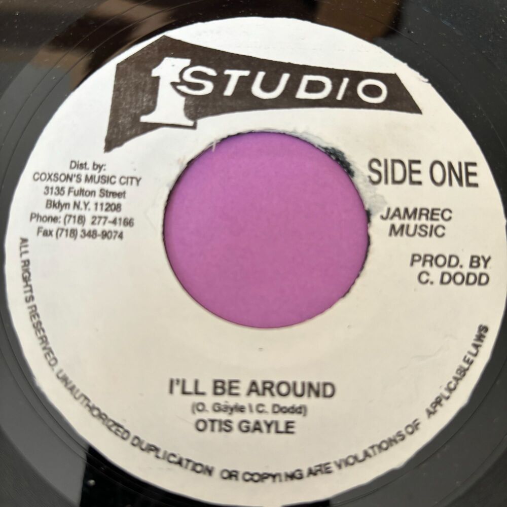 Otis Gayle-I'll be around-Studio 1 E+