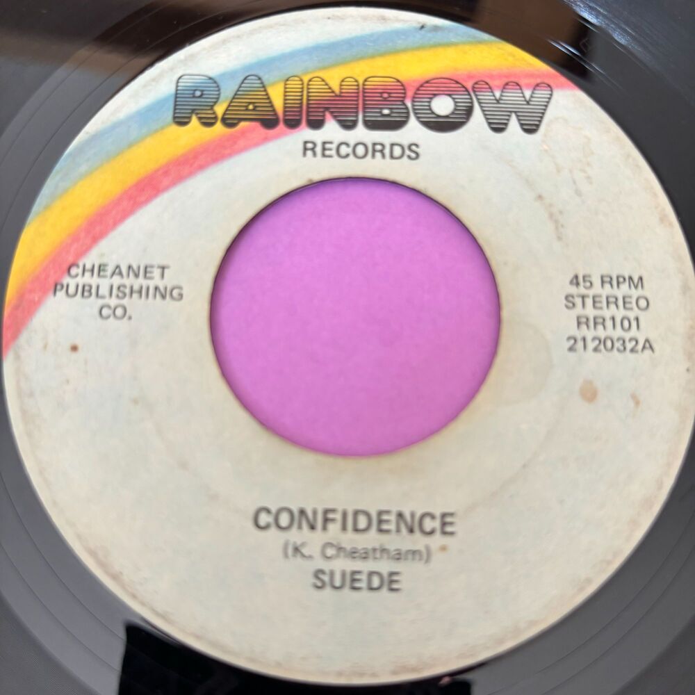 Suede-Confidence/ Jam with Suede -Rainbow vg+