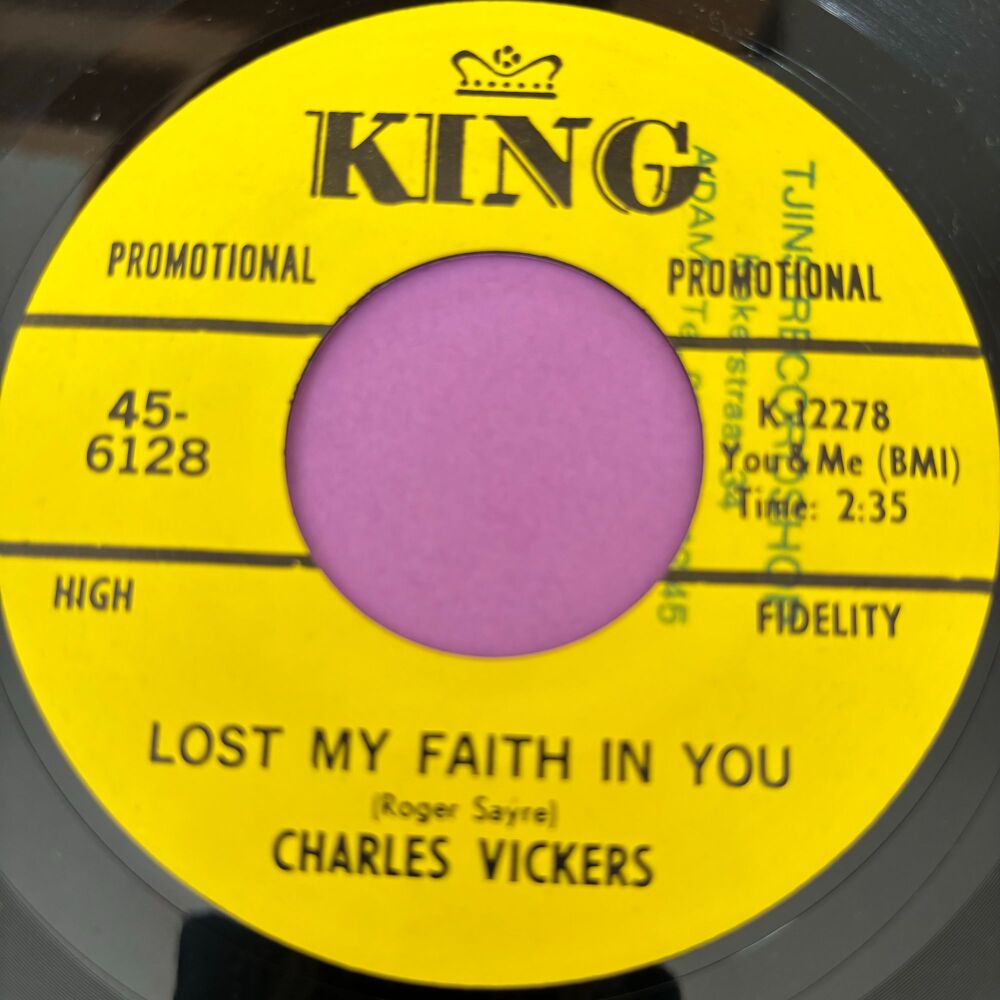 Charles Vickers-Lost my faith in you-King Demo E+