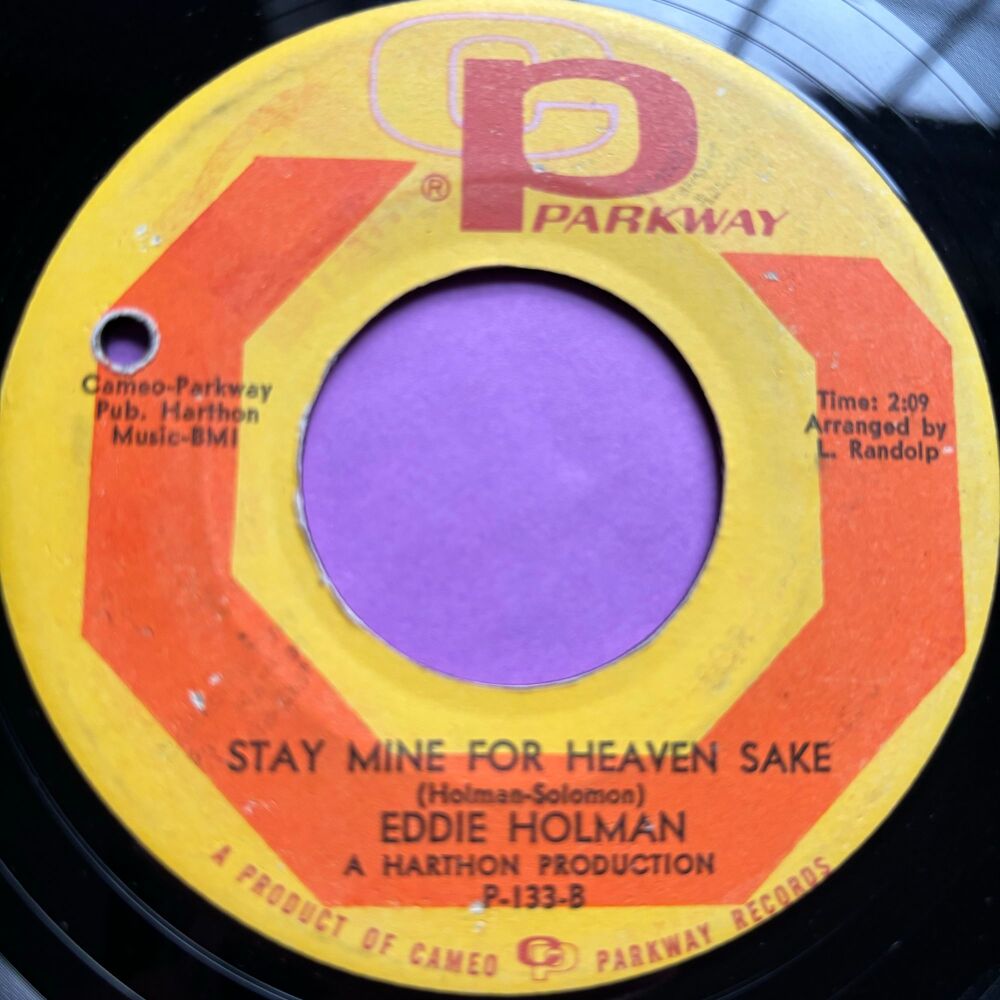 Eddie Holman-Stay mine for heaven sake-Parkway vg+