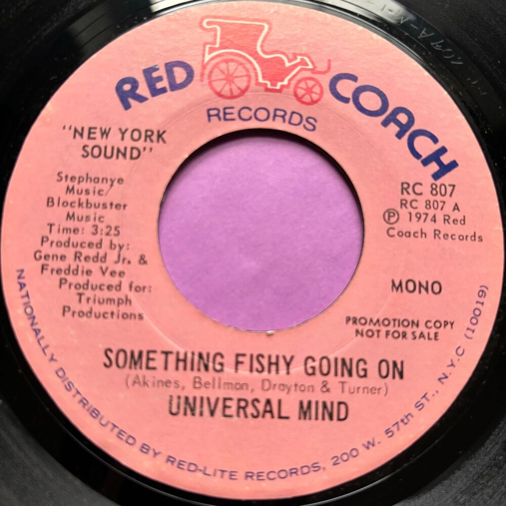 Universal Mind-Something fishy going on-Red Coach E+
