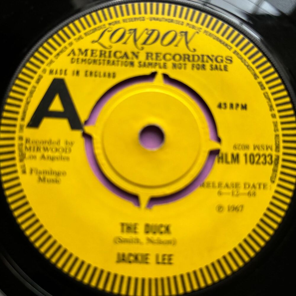 Jackie Lee-The Duck-UK London Demo E