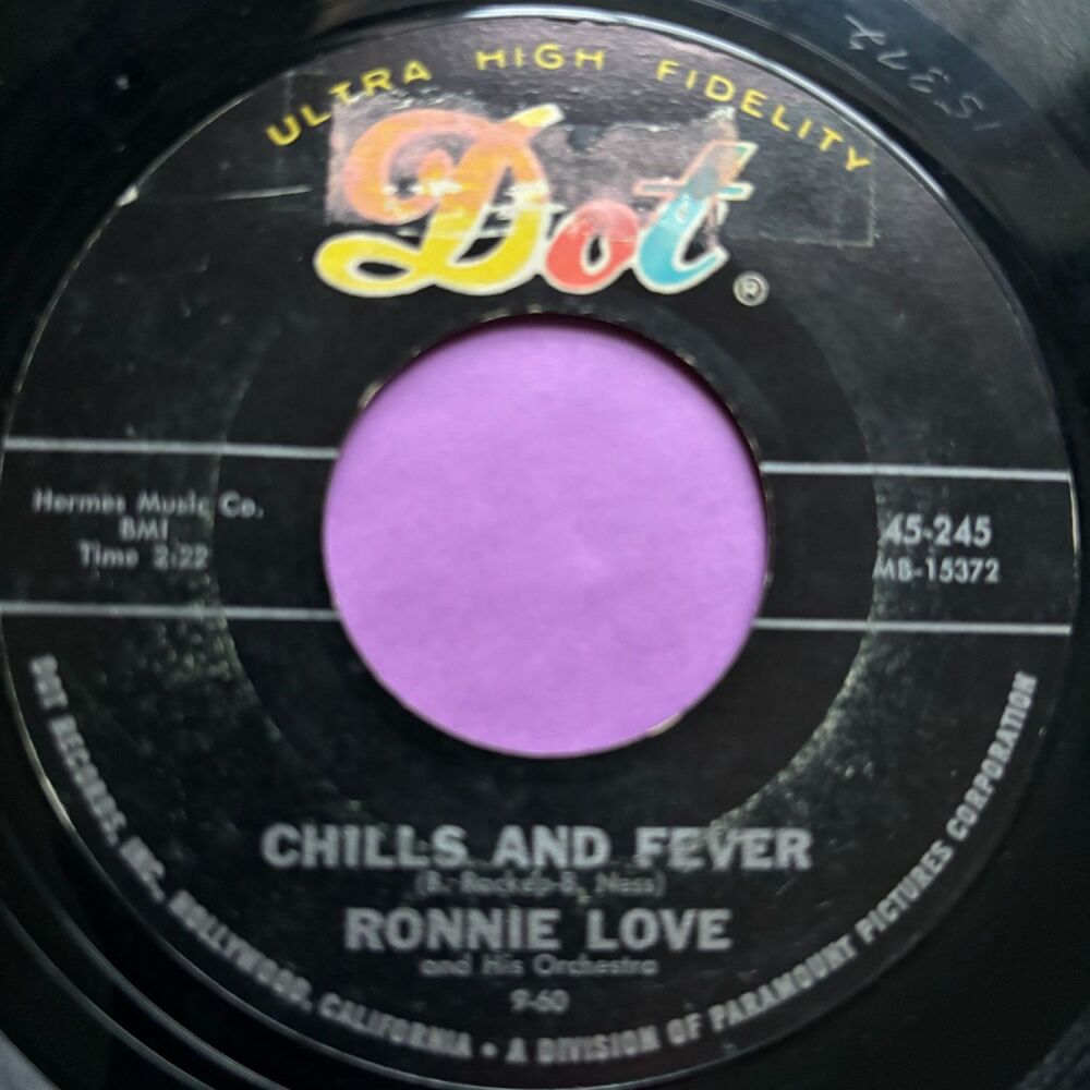 Ronnie Love-Chills and fever-Dot vg+