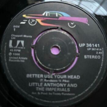 Little Anthony-Better use your head-UK UA E+