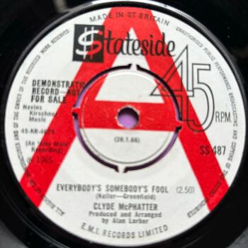 Clyde McPhatter-Everybody's somebody's fool-UK Stateside Demo E+
