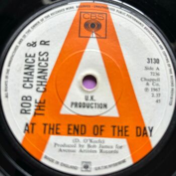 Rob Chance and the Chances-At the end of the day-UK CBS Demo E+