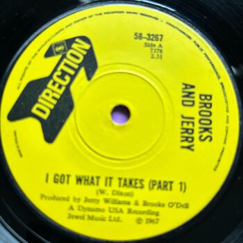 Brooks and Jerry-I got what it takes-UK Direction E+
