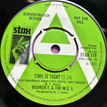 Booker T and the MG's-Time is tight-UK Stax Demo E+