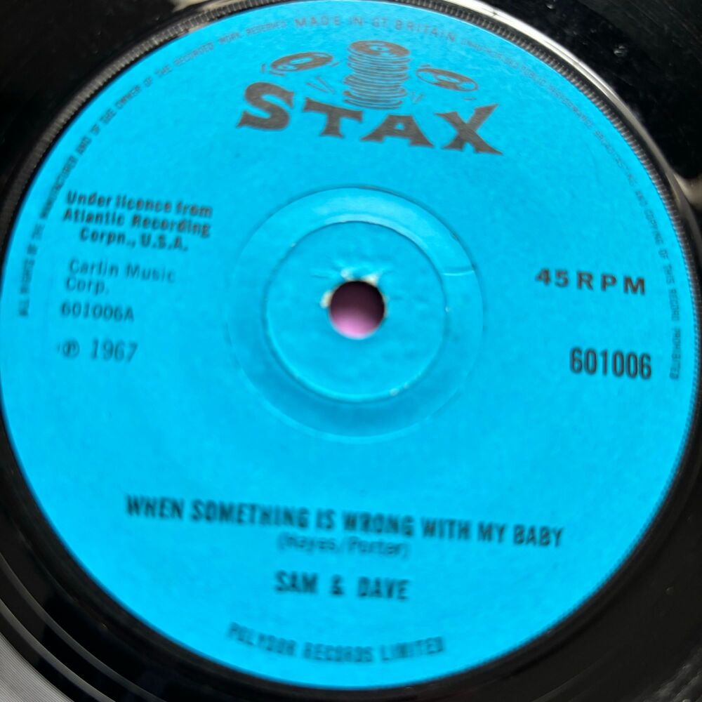 Sam & Dave-When something is wrong with my baby-UK Stax E+