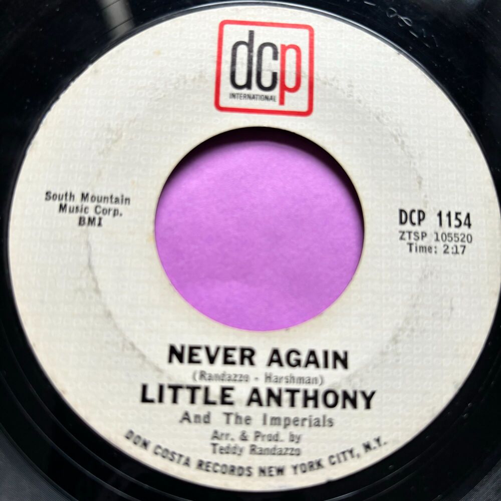 Little Anthony-Never again-DCP E