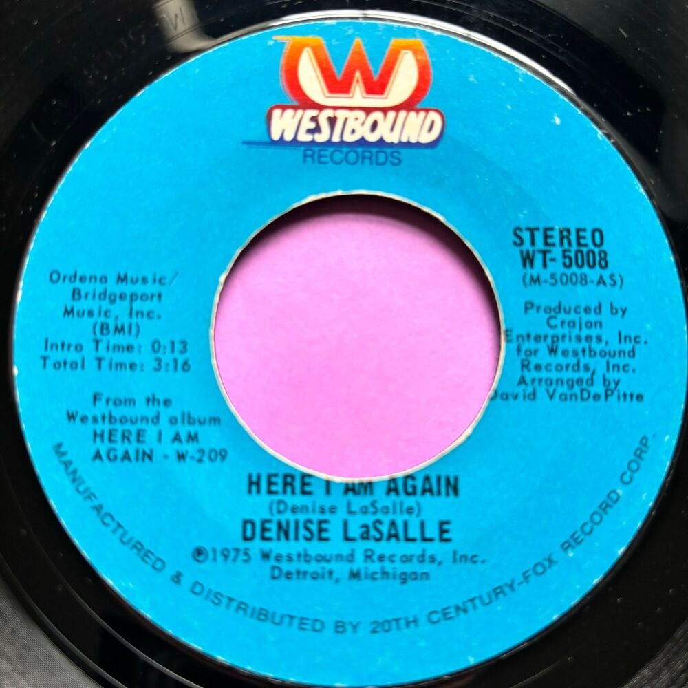 Denise LaSalle-Here I am again-Westbound E+