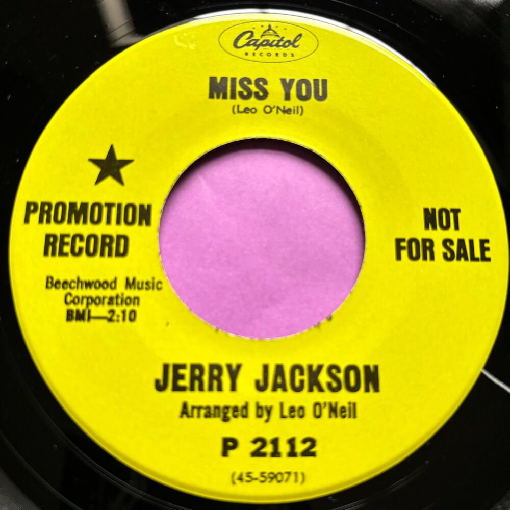 Jerry Jackson-Miss you-Capitol Demo E+