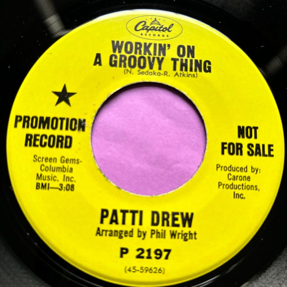 Patti Drew-Workin' on a groovy thing-Capitol Demo E+