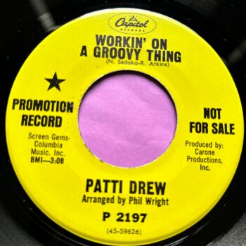 Patti Drew-Workin' on a groovy thing-Capitol Demo E+