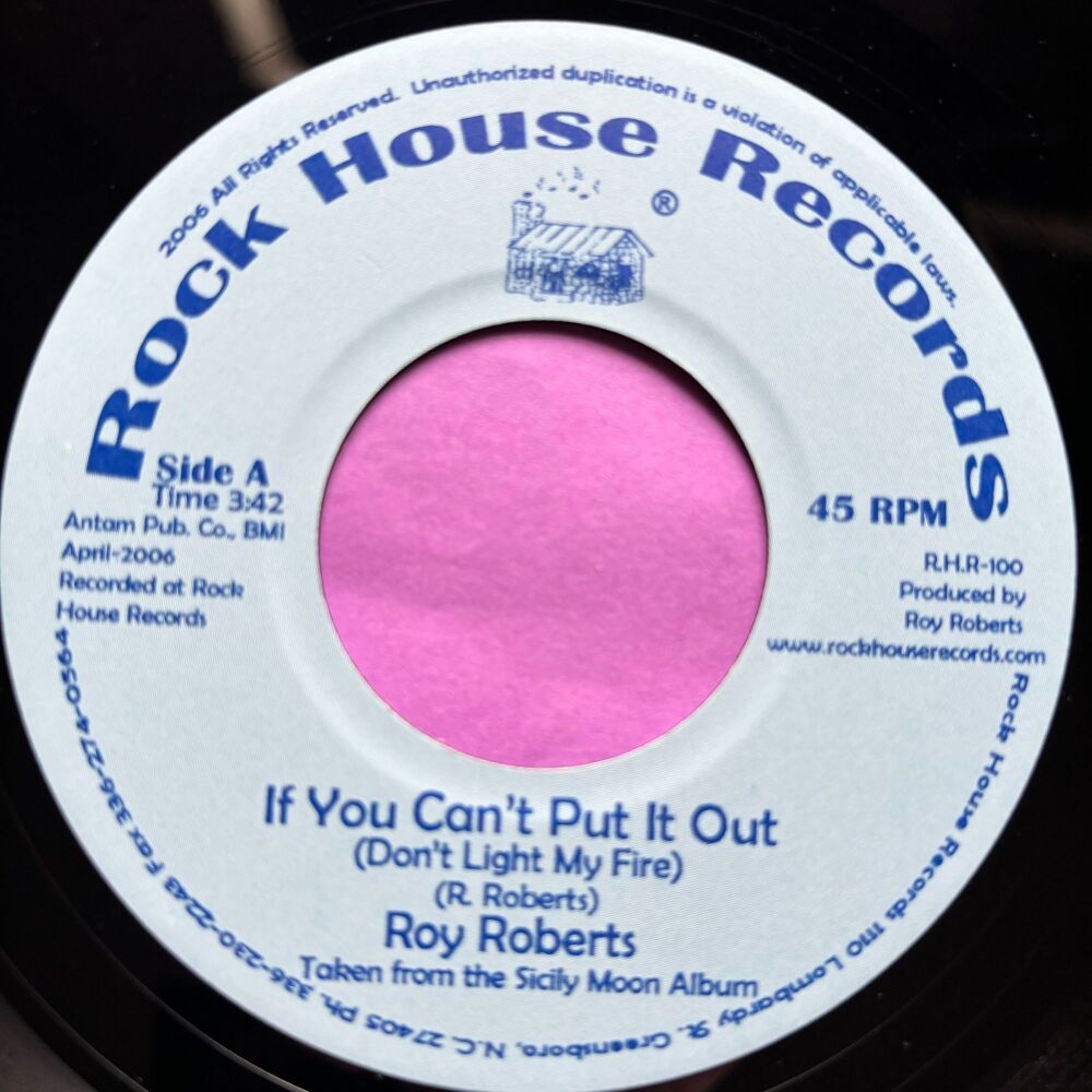 Roy Roberts-If you can't put it out/ I know what to do to satisfy you-Rock 