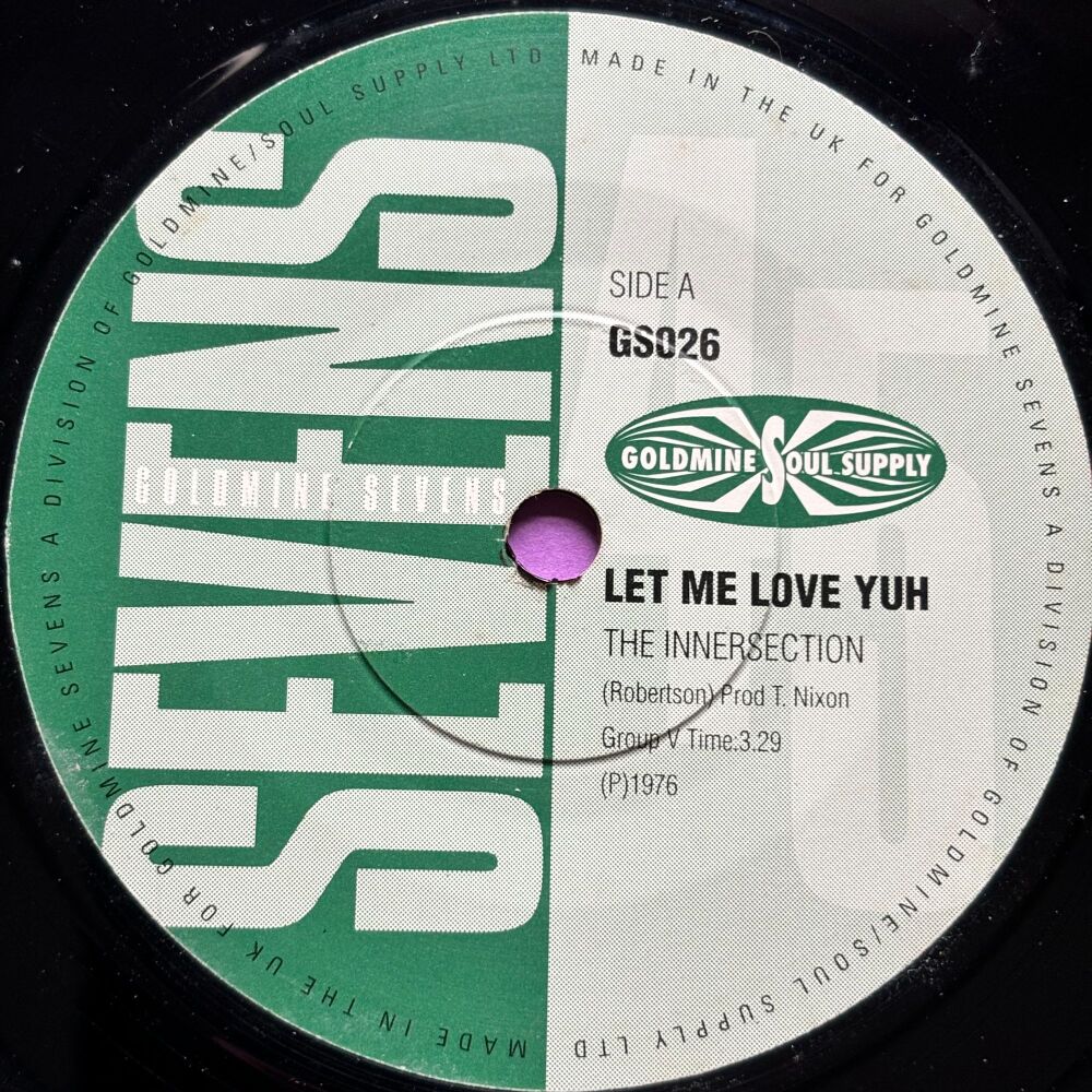 Innersection-Let me love you/ Will Collins-Anything I can do-Sevens E+