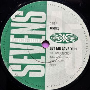 Innersection-Let me love you/ Will Collins-Anything I can do-Sevens E+