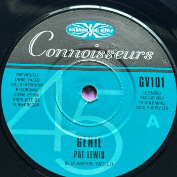 Pat Lewis-Geni/ No one to love-Connoisseurs R E+