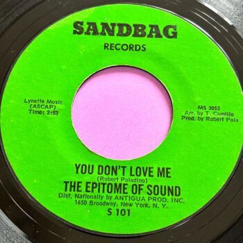 Epitome of Sound-You don't love me-Sandbag R E+