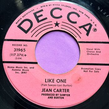 Jean Carter-Like one-Decca Demo E