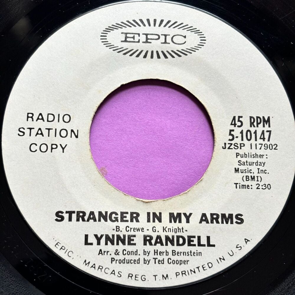 Lynn Randell-Stranger in my arms-Epic WD E+