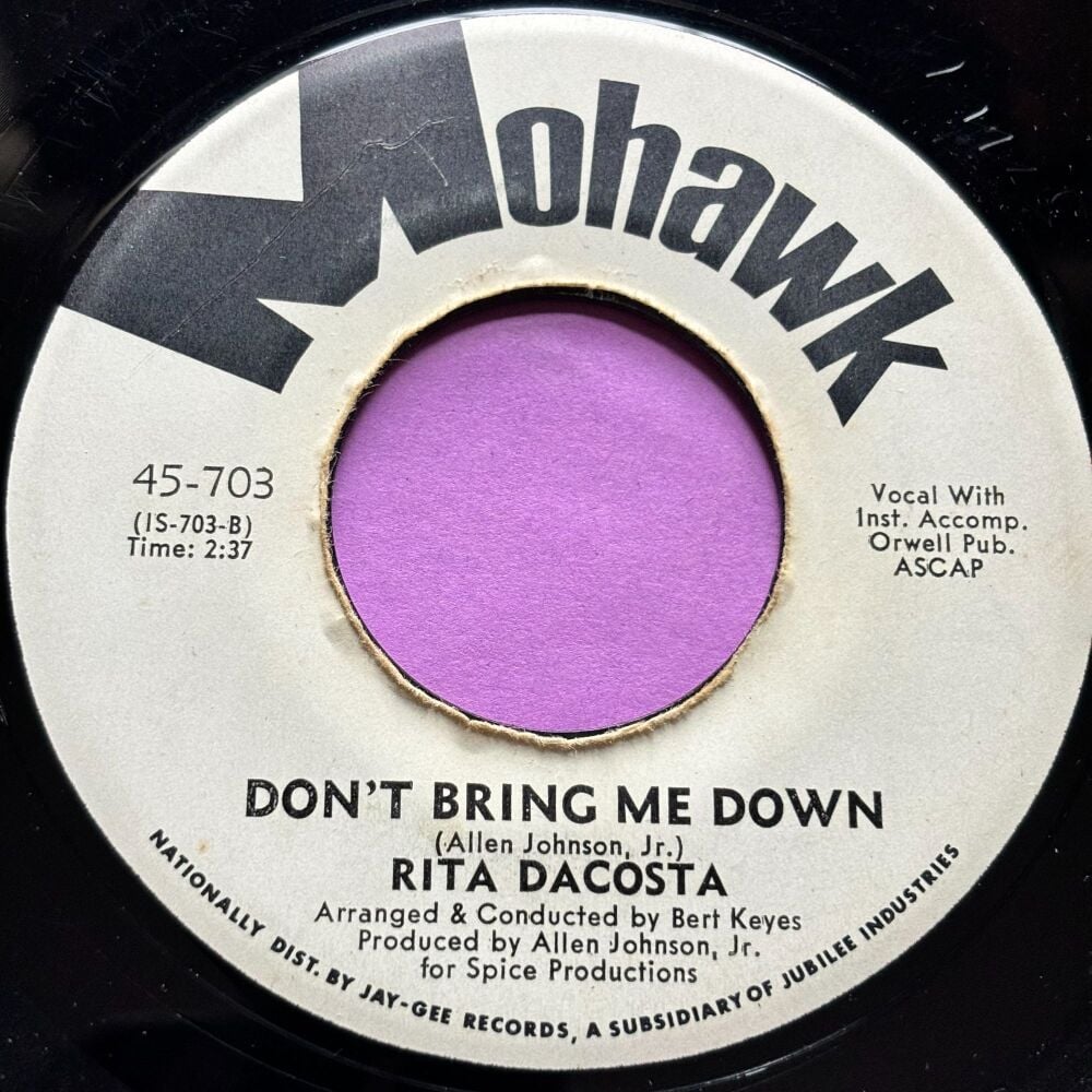 Rita DaCosta-Don't bring me down-Mohawk WD E+
