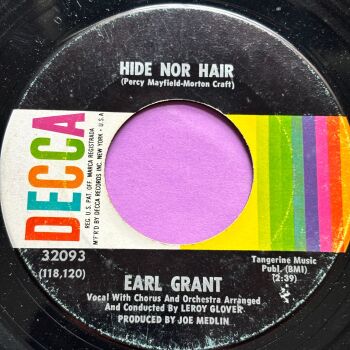 Earl Grant-Hide nor hair-Decca E