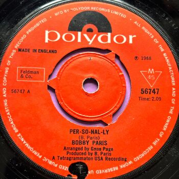Bobby Paris-Per-so-nal-ly-UK Polydor E+