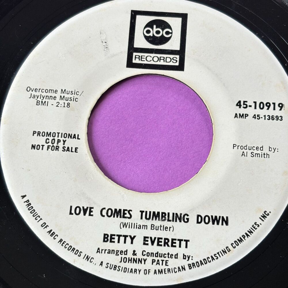 Betty Everett-Love comes tumbling down/ People around me-ABC WD E+