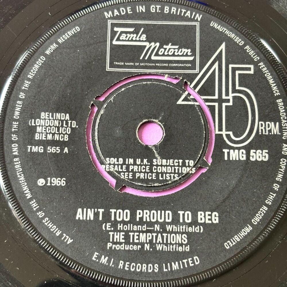 Temptations-Ain't too proud to brag-TMG 565 E