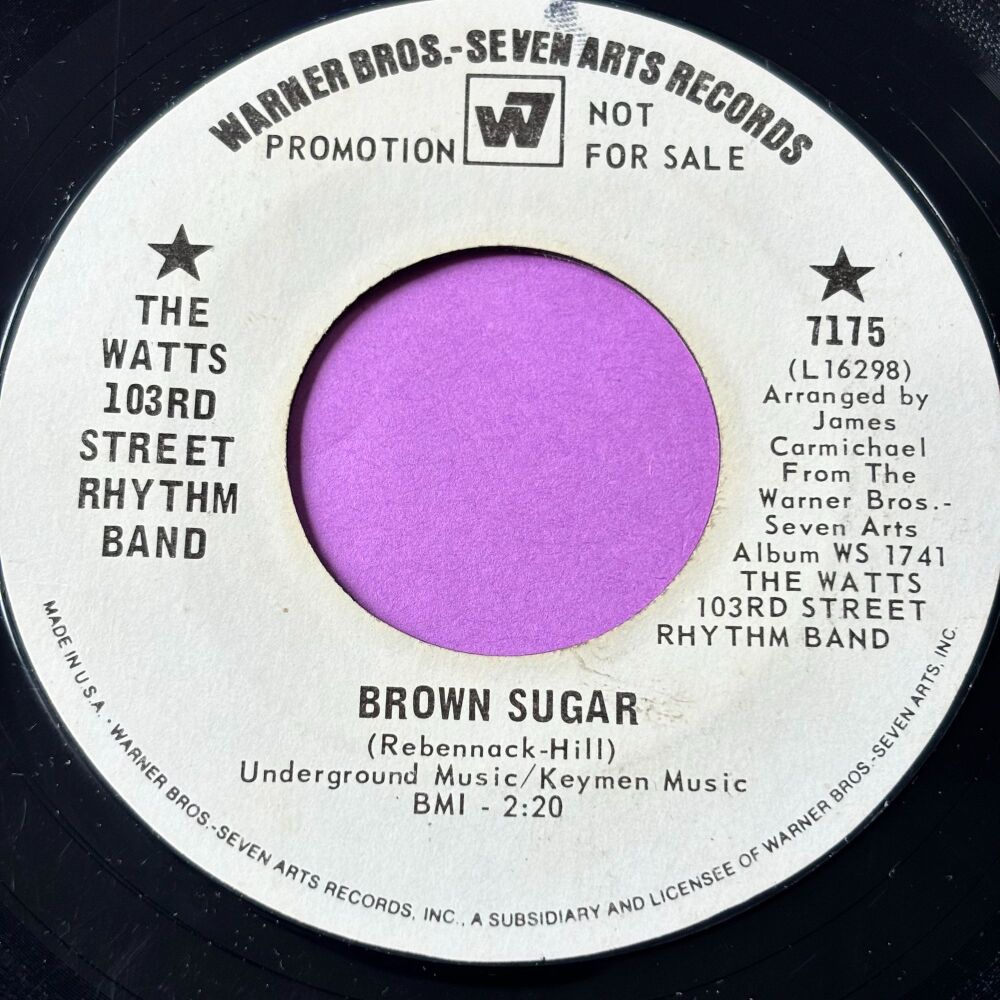 Watts 103rd Street Rhythm Band-Brown Sugar-WB WD vg+