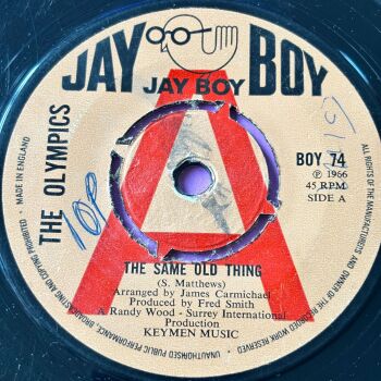 Olympics-The same old thing-UK JayBoy Demo wol vg+