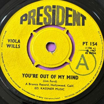Viola Wills-You're out of my mind-UK President E