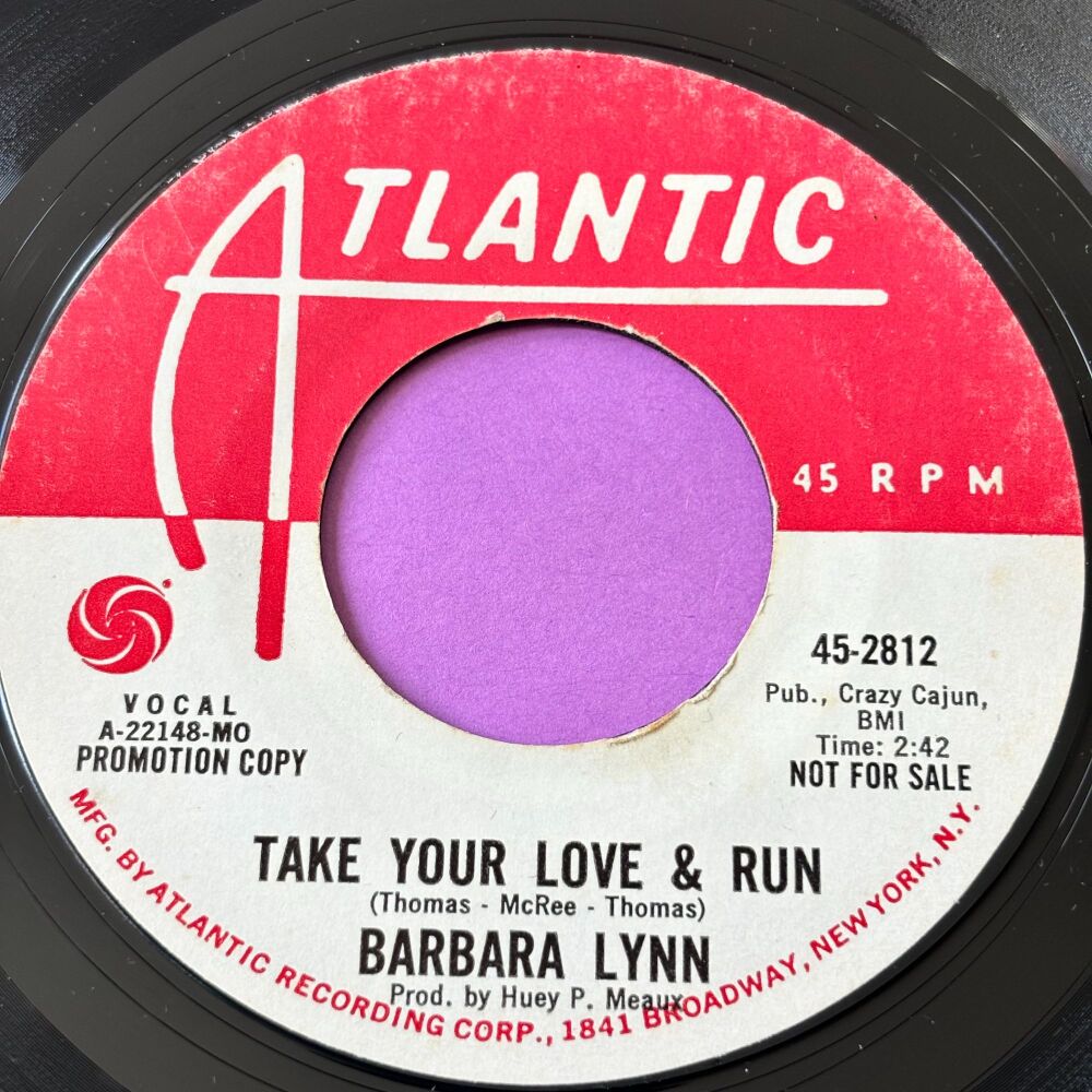 Barbara Lynn-Take your love and run-Atlantic Demo E+