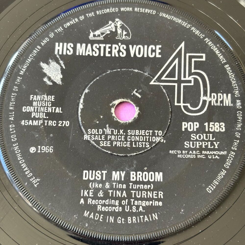 Ike and Tina Turner-UK HMV  vg+