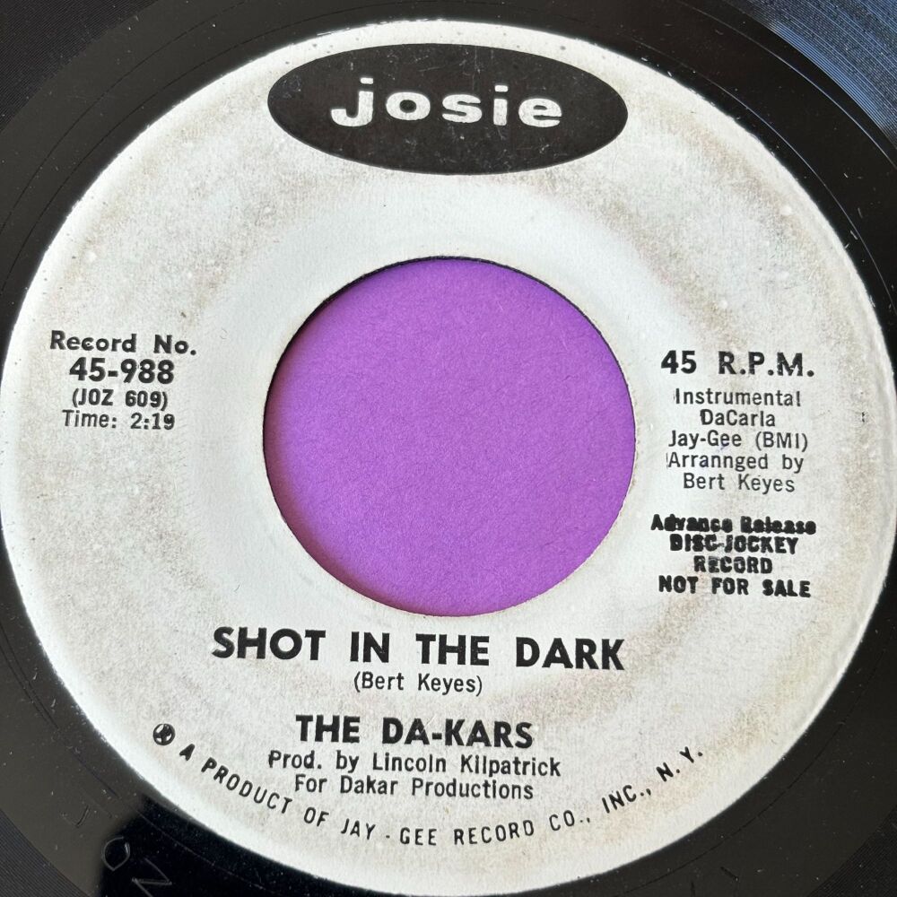 Da-Kars-Shot in the dark-Josie WD vg+