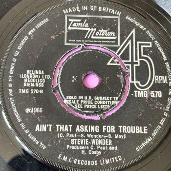 Stevie Wonder-Ain't that asking for trouble-TMG570 E