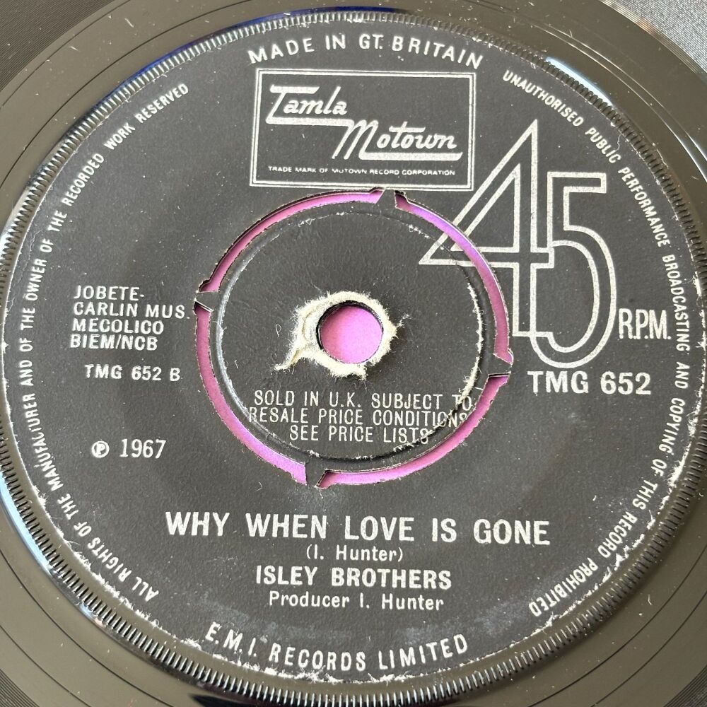 Isley Brothers-Why when love is gone-TMG 652 E