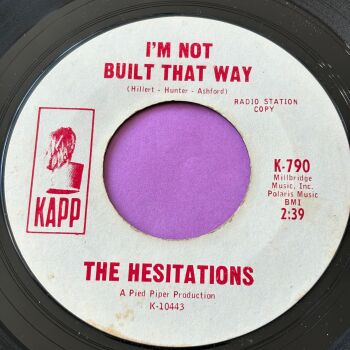 Hesitations-I'm not built that way-Kapp WD E-