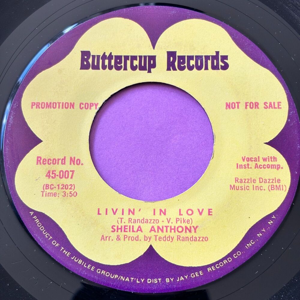 Sheila Anthony-Livin' in love-Buttercup M-