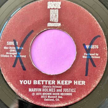 Marvin Holmes-You better keep her-Brown Door x E