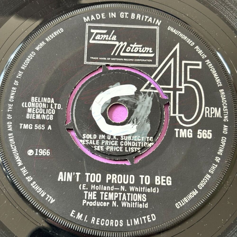 Temptations-Ain't too proud to beg-TMG 565 wol  E